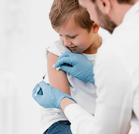 imagem de vacinação